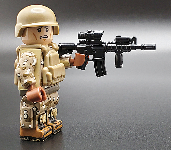 M4 ARMy ACOG w/PEQ Rifle LEGO Weapon